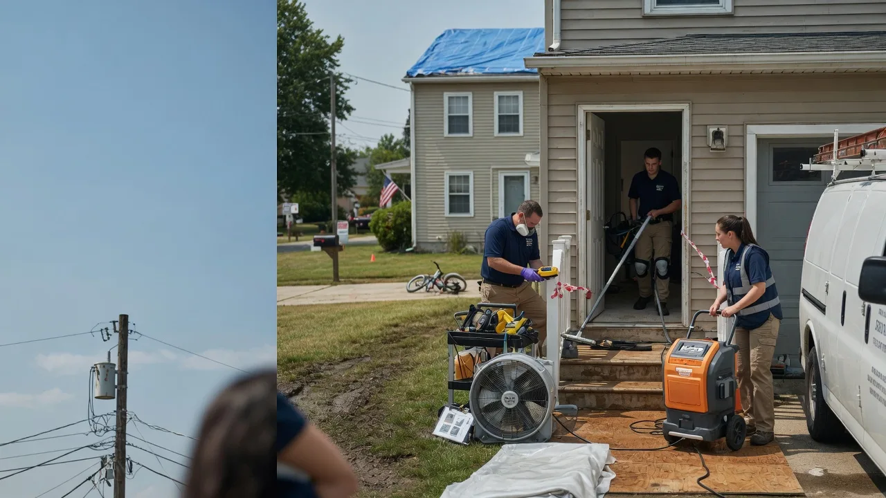 Water Damage Repair in California, PA near me